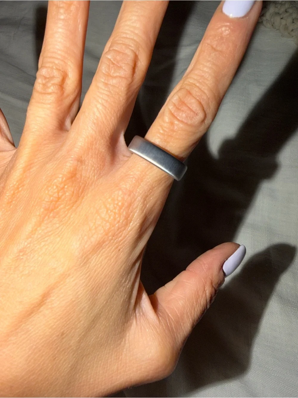 Oura Ring 5 - Silver (Brushed Silver Finish)